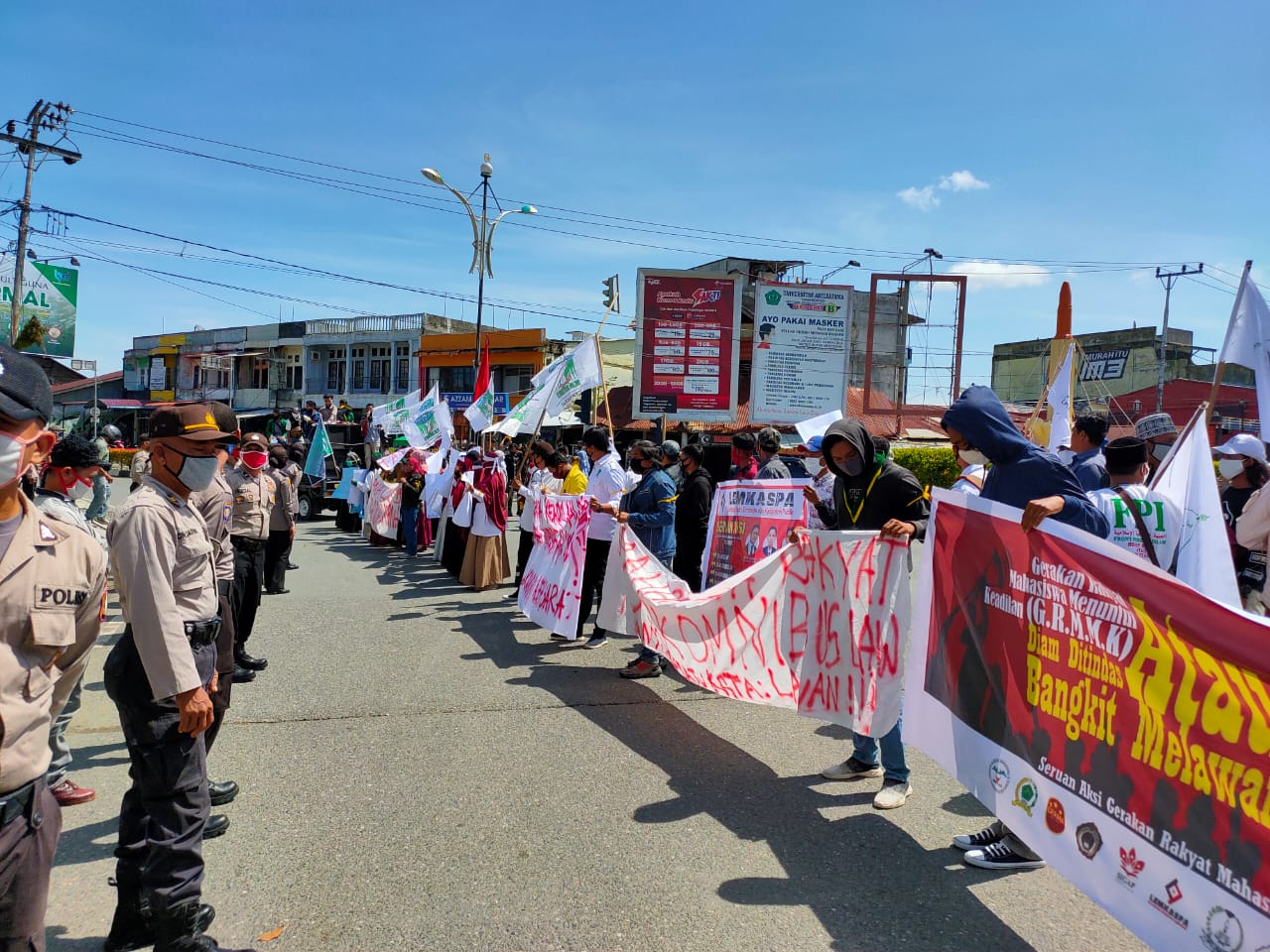 Gelar Aksi, KAMMI Daerah Aceh Barat Tegas Tolak RUU HIP