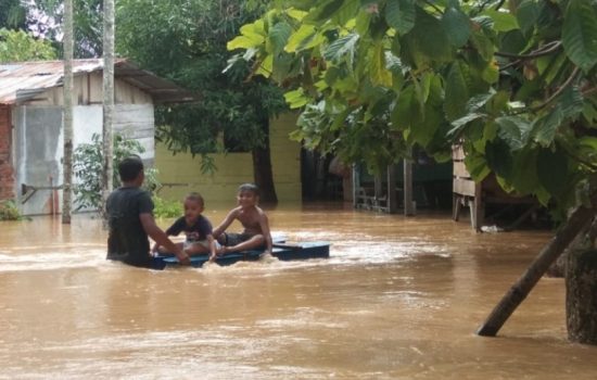 Berikut Sejumlah Gampong Terendam Banjir  Di Kota Langsa