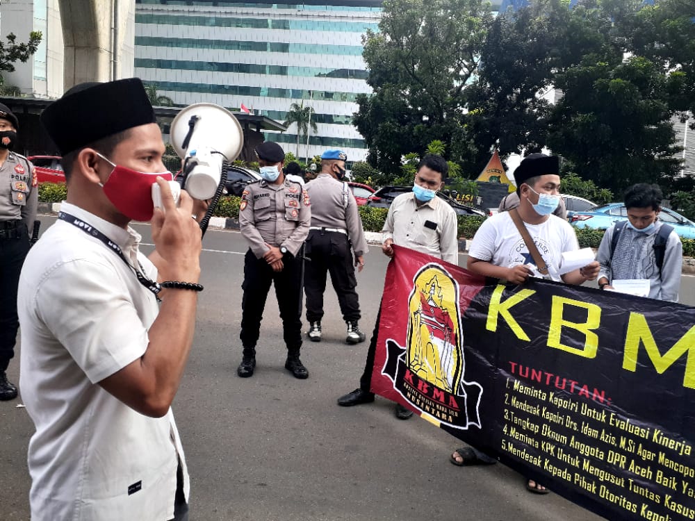 Gelar Aksi jilid II KBMA Nusantara meminta KPK RI tangkap oknum DPR aceh yang terlibat dalam kasus pembegalan beasiswa