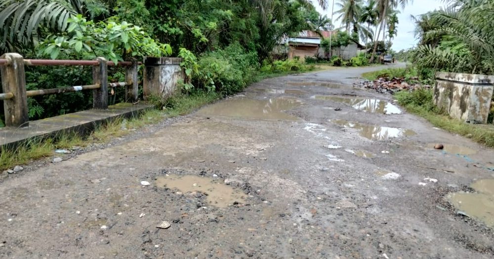 JSMA Minta Pemerintah Tinjau Jalan Lintas Seunebok - Alue kuyun