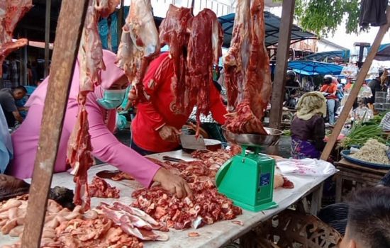 Harga Daging Meugang Di Kota Langsa Mencapai Rp.160.000 per Kg
