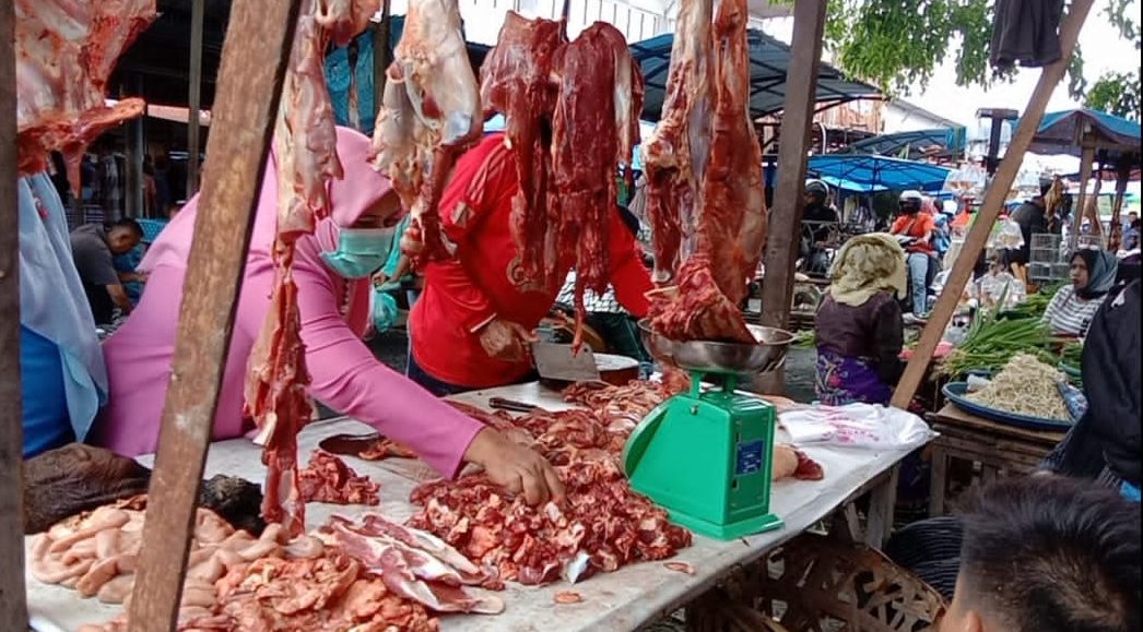 Harga Daging Meugang Di Kota Langsa Mencapai Rp.160.000 per Kg