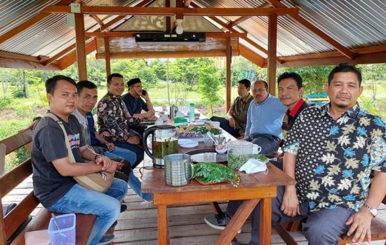 Di Jambo Herbal, Rektor UTU sambut Wartawan untuk Silaturrahmi