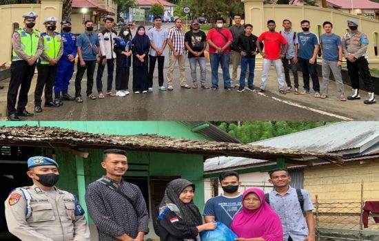 Polres Simeulue Berkolaborasi Bagi Takjil bersama IPPELMAS Aceh Barat