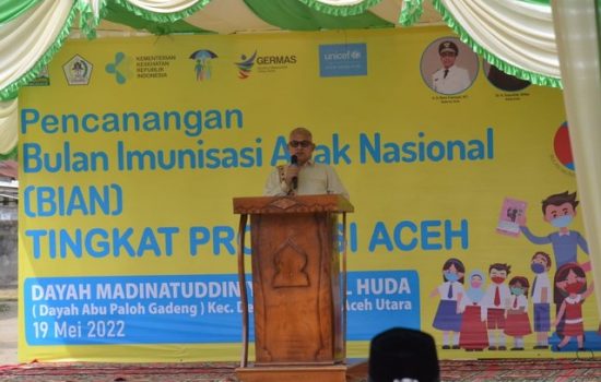 Laksanakan BIAN, Pemerintah Targetkan 1,4 Juta Anak Aceh