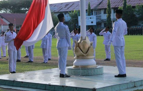 Dandim 0105/Abar Apresiasi Paskibra Aceh Barat Yang Sukses Menjalankan Tugas