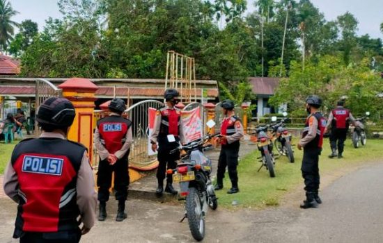 Geuchik Terpilih Apresiasi Pengamanan dari Polres Aceh Barat