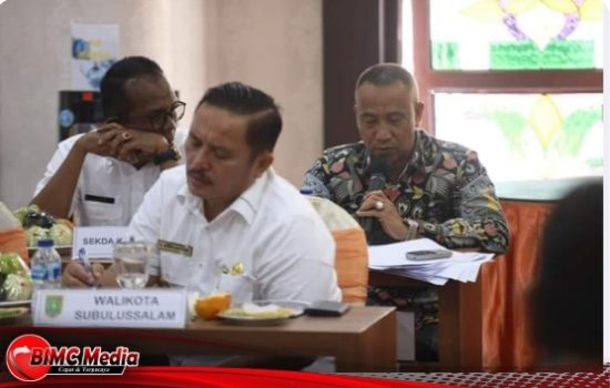 Ikuti Raker Di Banda Aceh, Walikota Subulussalam Sampaikan Persoalan Infrastruktur Jalan.