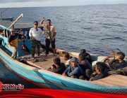 Ditpolairud Polda Aceh Berhasil Menangkap Delapan Pelaku Destructive Fishing Besama Barang Bukti