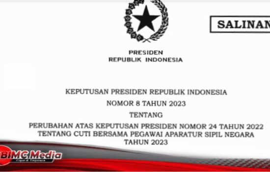 Presiden Jokowi Resmi Teken Keppres Untuk Cuti Bersama