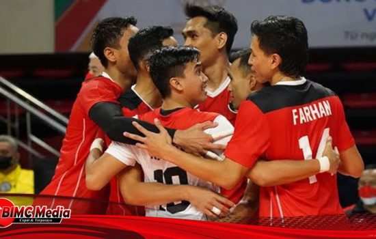 Bantai Kamboja 3-0, Voli Putra Indonesia Sabet Medali Emas SEA Games 2023