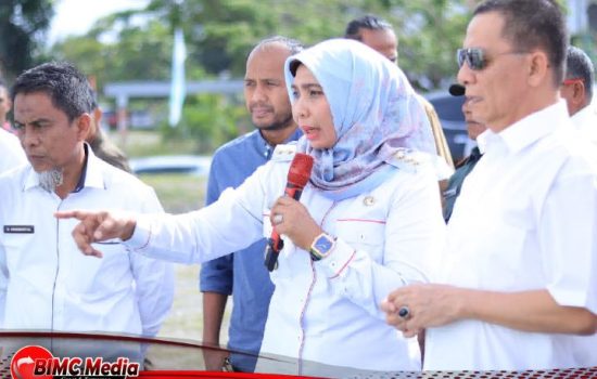 Pj Gubernur Aceh Kunker ke Nagan Raya, Fitriany Farhas Sampaikan Progres Pembangunan Masjid Giok