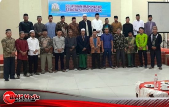 DSI Aceh Gelar Pelatihan Imam Masjid Se Kota Subulussalam