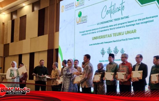 UTU Kampus Berkelanjutan Terbaik di Aceh Versi UI GreenMetric