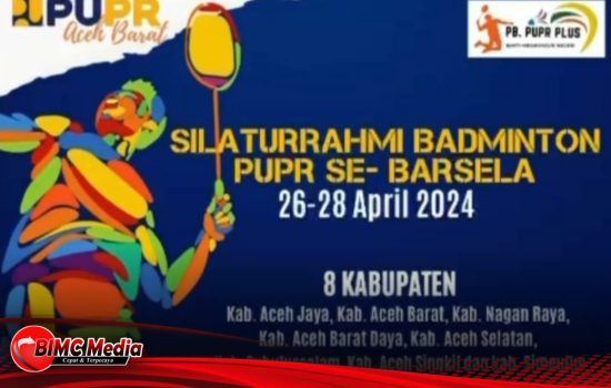 Meulaboh Jadi Tuan Rumah Kejuaraan Bulutangkis PUPR Se Barat Selatan Aceh
