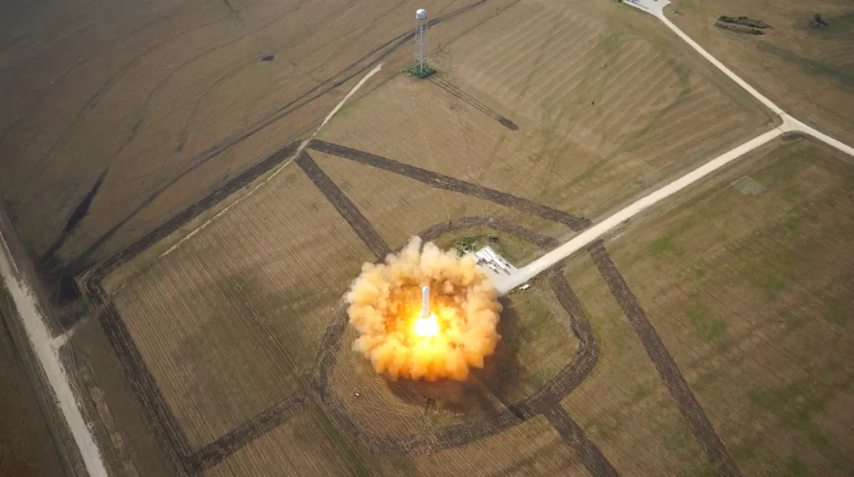New Glenn rocket explosion